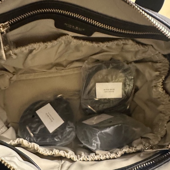 Emmy Mini Black Nylon Bag Brand New! Mina Baie - Picture 5 of 12